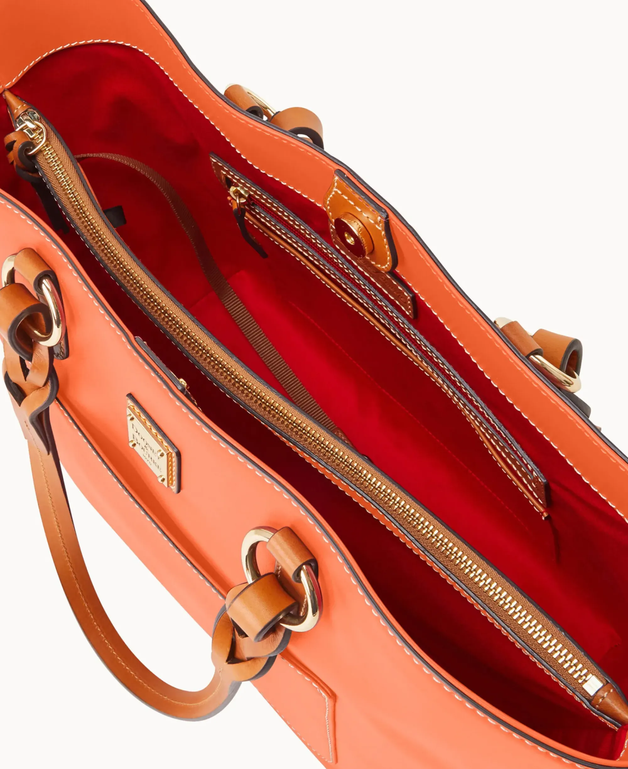 Dooney & Bourke Ready For the Getaway|Smooth Leather<Wexford Leather Tammy Tote Coral