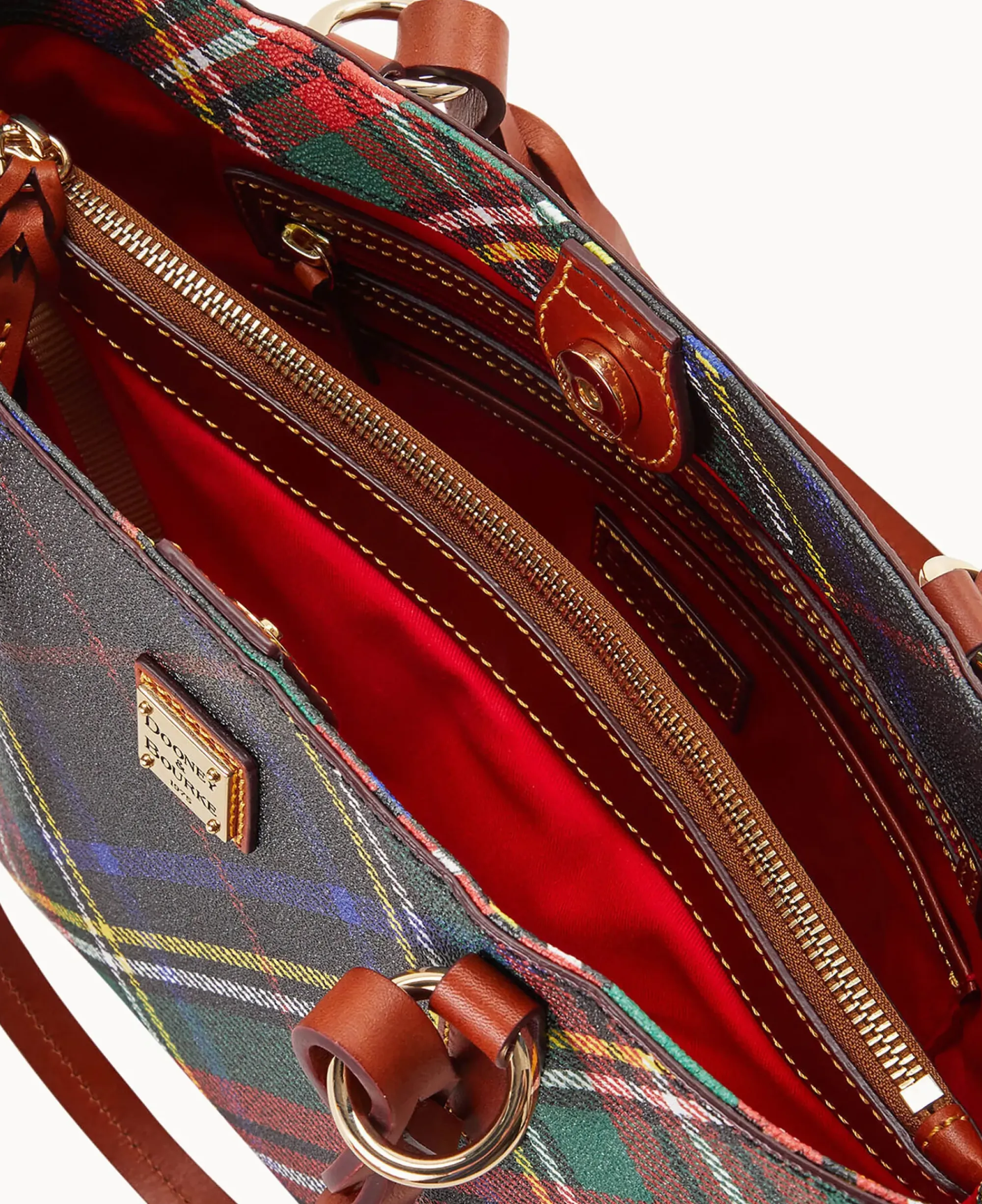 Dooney & Bourke Printed Fabric|Mini Bags<Windsor Small Nelly Tote Charcoal
