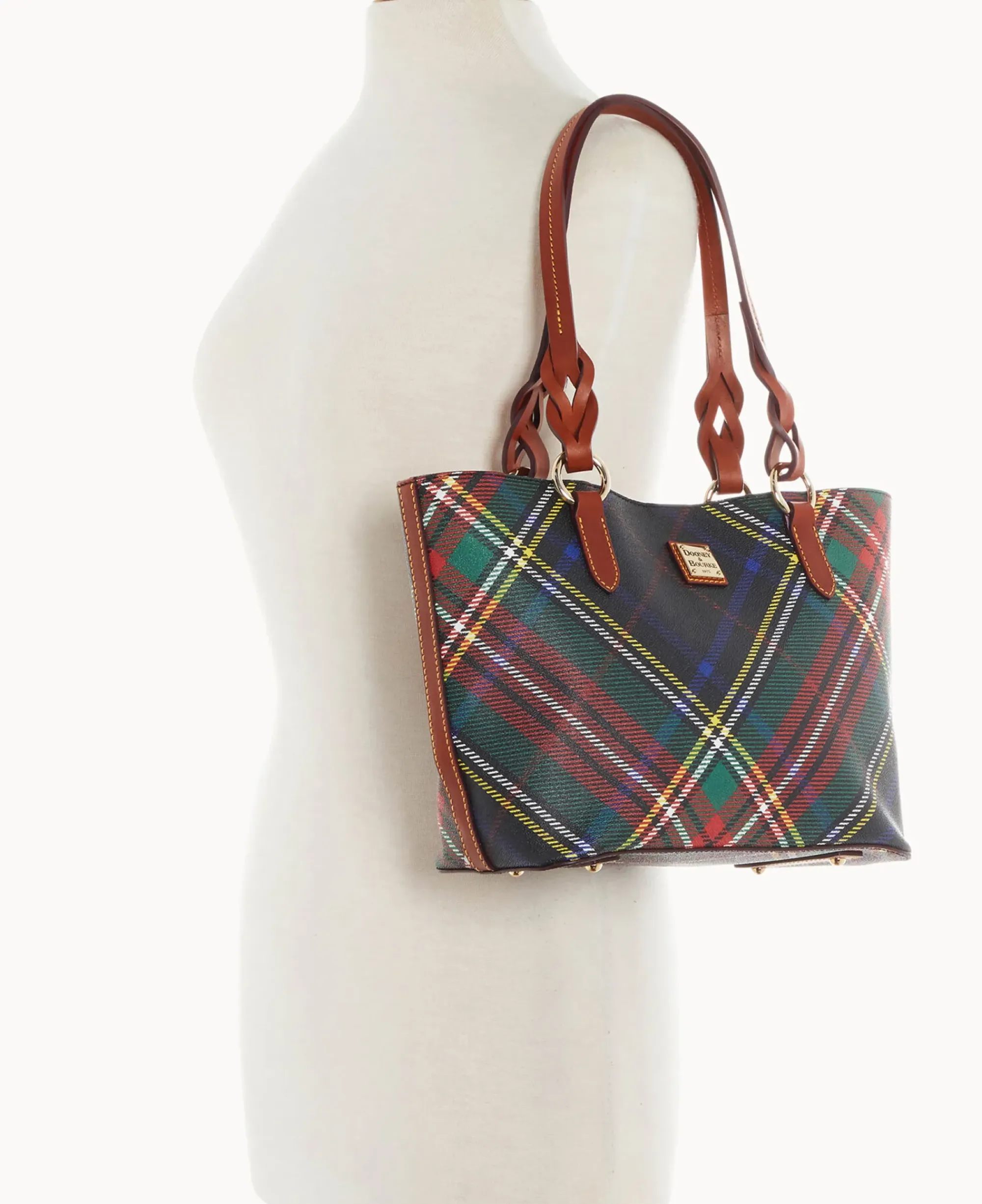 Dooney & Bourke Printed Fabric|Mini Bags<Windsor Small Nelly Tote Charcoal