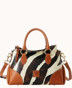 Dooney & Bourke The Zebra Collection|Spring Style<Leather Satchel 30 Zebra