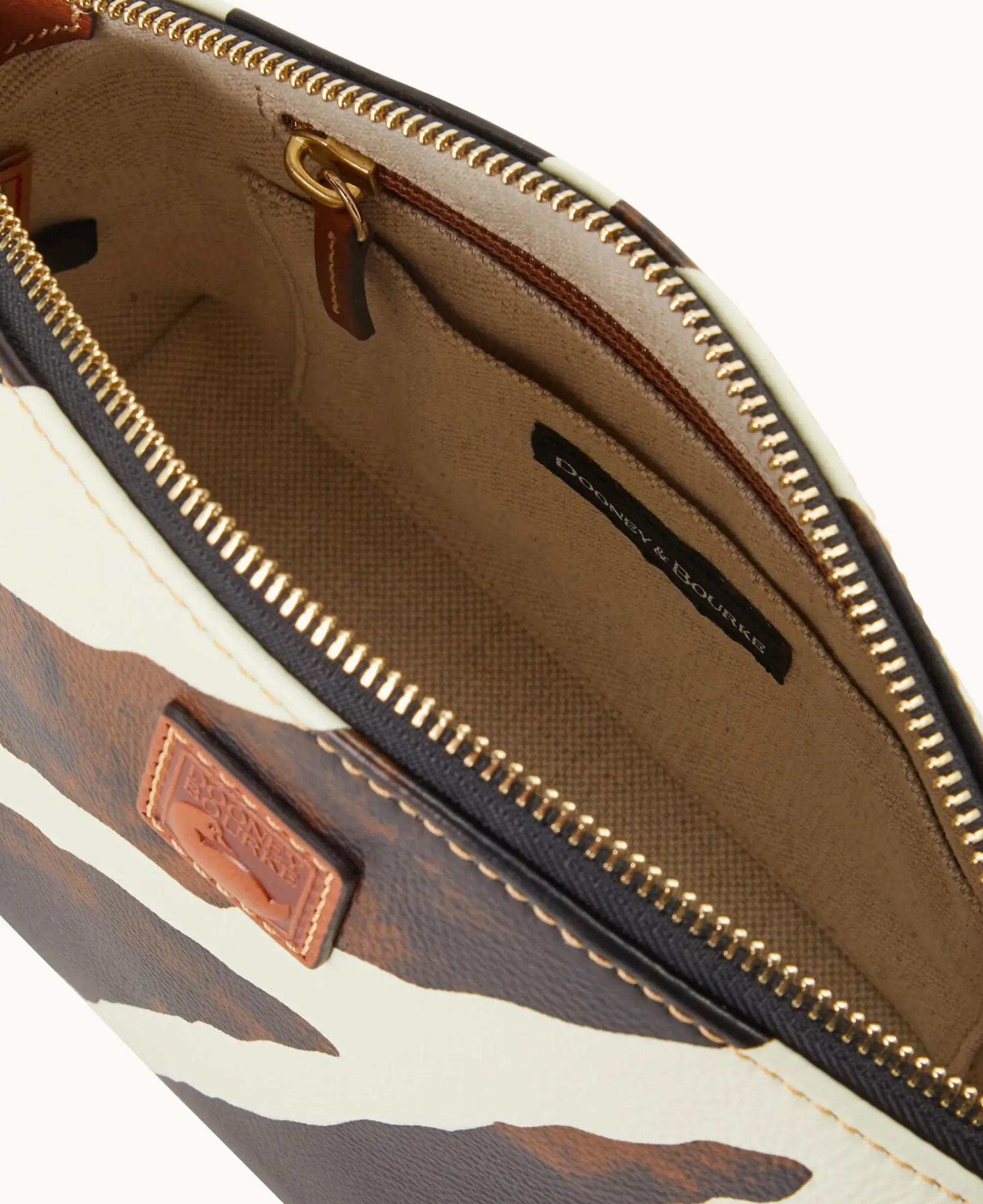 Dooney & Bourke Spring Style|Printed Fabric<Leather Suki Crossbody Zebra